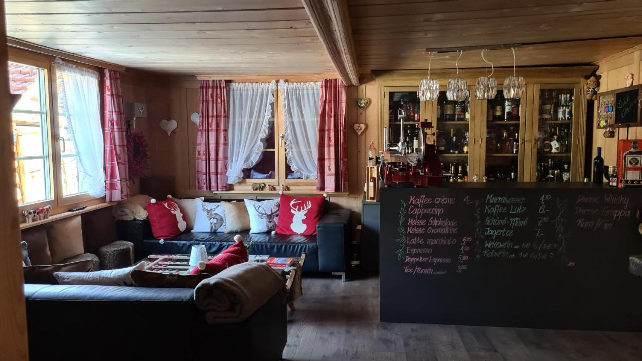 Chesa Prema Bed & Breakfast - Restaurant Дизентис Экстерьер фото