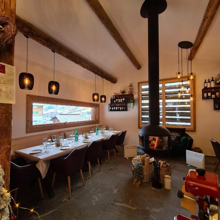 Chesa Prema Bed & Breakfast - Restaurant Дизентис Экстерьер фото