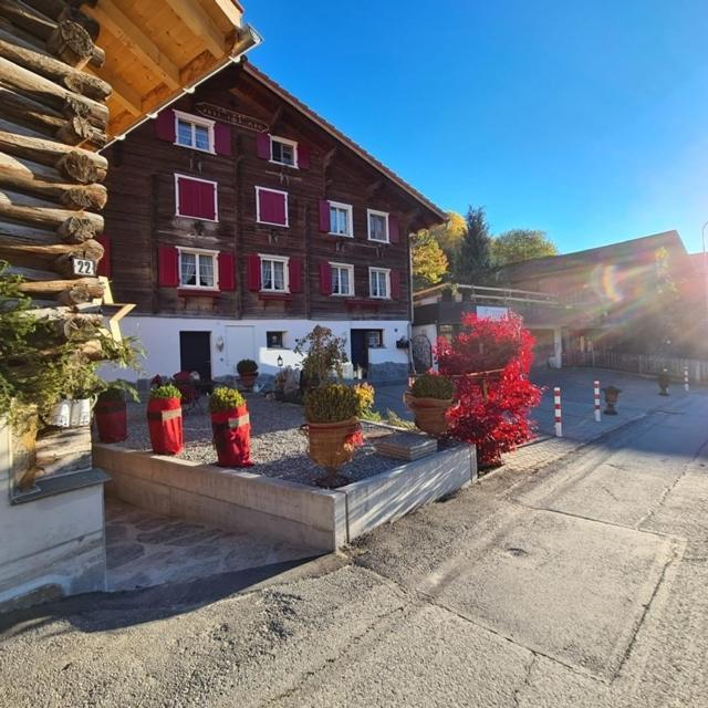 Chesa Prema Bed & Breakfast - Restaurant Дизентис Экстерьер фото