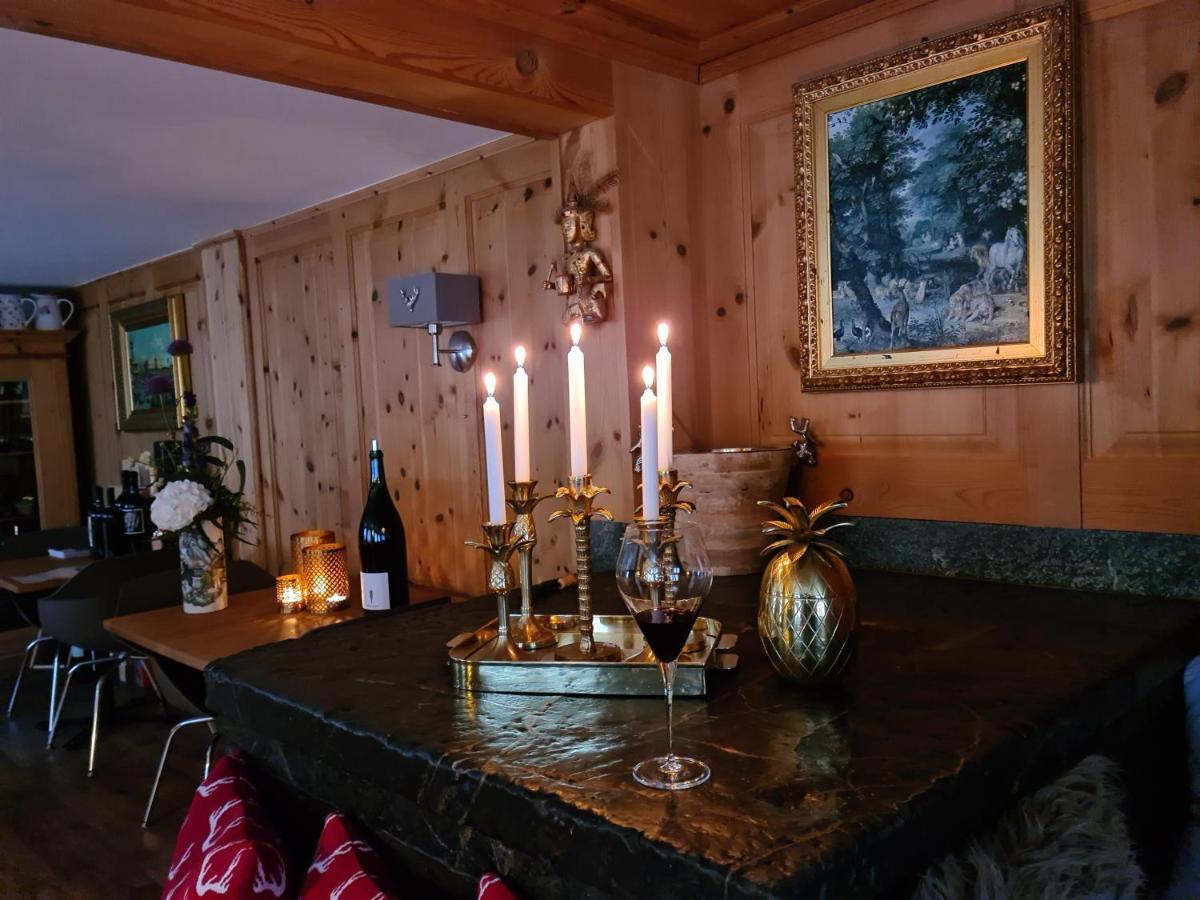Chesa Prema Bed & Breakfast - Restaurant Дизентис Экстерьер фото