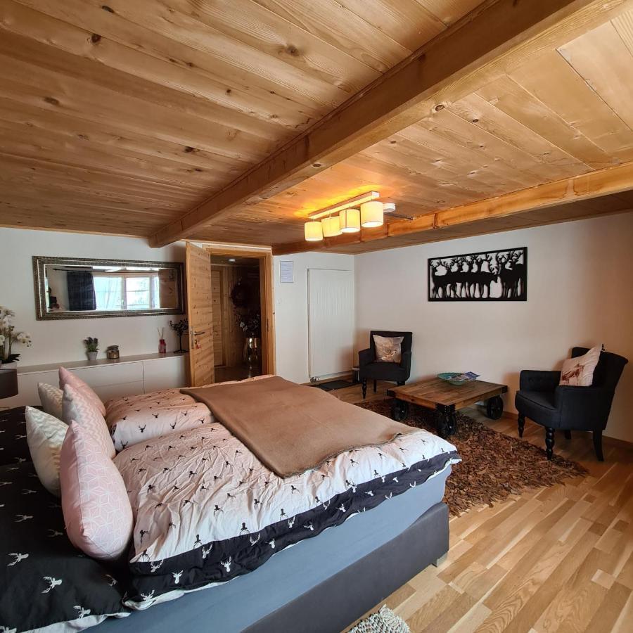 Chesa Prema Bed & Breakfast - Restaurant Дизентис Экстерьер фото